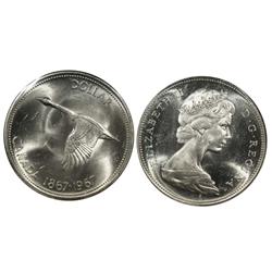 1967 Canada One Dollar-ICCS MS64Cam