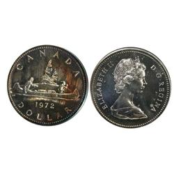 1972 Voyageur AG One Dollar-PCGS SP65