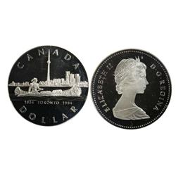 1984 Toronto One Dollar-PCGS PR67DCAM