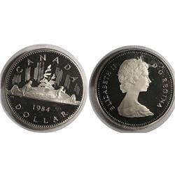 1984 Canada One Dollar-ICCS PN67UHC