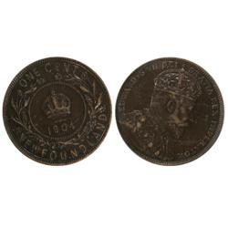 1904H Newfoundland Large Cent-ICCS EF40