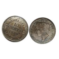 1885 Newfoundland Ten Cents-ICCS F12