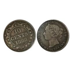 1888 Newfoundland Ten Cents-ICCS F12