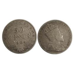 1904H Newfoundland Fifty Cents-ICCS F12