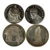 Image 1 : Silver Commemorative Papal Medallions