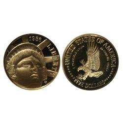 1986 USA W Liberty $5 Gold-NGC PF70UHC