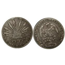 1891 Mexico 8 Reales