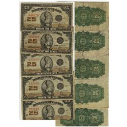 1923 Dominion of Canada 25c -VG/F+