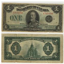 1923 Dominion of Canada $1.00-VF