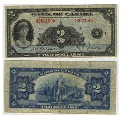 1935 Bank of Canada $2.00-aFine