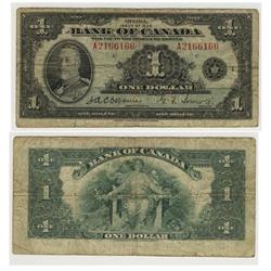 1935 Bank of Canada $1.00 -VG