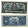 Image 1 : 1937 Bank of Canada $5.00 - EF