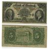 Image 1 : 1938 Bank of Montreal $5.00-VG