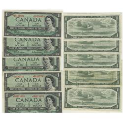 1954 Bank of Canada *$1.00s-F/XF
