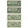 Image 1 : 1954 Bank of Canada *$1.00 Pair-VF/EF