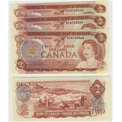 1974 Bank of Canada $2.00 Trio-Unc