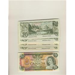 1979 Bank of Canada $20s Sequential-Unc