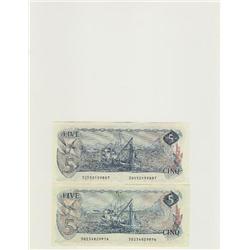1979 Bank of Canada $5.00s-EF/Unc