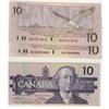 Image 1 : 1989 Bank of Canada $10.00 Pair- Unc