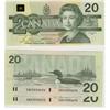 Image 1 : 1991 Bank of Canada $20 Sequence Pair