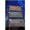 Image 1 : Cda Bills (3): 1954 Two Dollar Bill, M/G8394478 Lawson/Bouey; 1954 Five Dollar Bill, I/S4642367 Beat