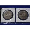 Image 1 : Canada Dollar Coins (2) - 1975, Unc.