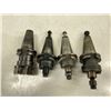 Image 2 : (4) CAT40 Shell End Mill Holders