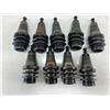 Image 2 : (9) BTC35 Bridgeport/Erickson Collet Tool Holders, No Nut