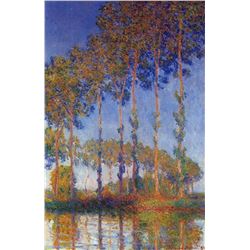 Claude Monet - Poplars in the Epte, Sunset