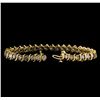 Image 3 : 7.13 ctw Diamond Bracelet - 14KT Yellow Gold