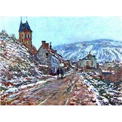 Claude Monet - Road to Vetheuil in Winter