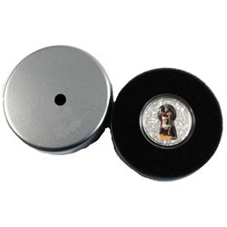 2018 Cook Islands $10 'Little Secrets' 2oz .999 Fine Silver Coloured Coin with Keyhole Cut-out Desig