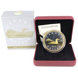 (First in Big Coin Series!) 2015 Canada 5oz Loon $1 Big Coin Fine Silver Coin. TAX Exempt