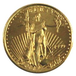 1999 USA 1/10oz .9999 Fine Gold Eagle. (TAX Exempt)