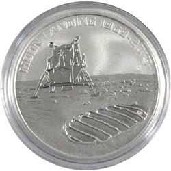 1969-2019 Australia 1oz Moon Landing 50th Anniversary .9999 Fine Silver Coin in Capsule. (TAX Exempt