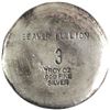 Image 2 : Beaver Bullion 3oz Cobra with Enamel Eye .999 Silver Antiqued Round. (TAX Exempt)