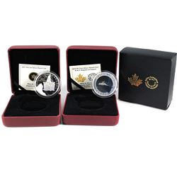 2012 Canada 50-cent R.M.S. Titanic & 2014 50-cent R.M.S. Empress of Ireland Silver Plated Copper Coi