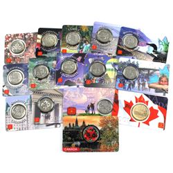 Very Unique set of Collector Coin Cards issued.  15 different types.  Tough to find!! 15pcs