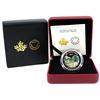 Image 1 : 2017 Canada $20 Under the Sea - Glass Seahorse Fine Silver Coin.