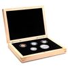 Image 1 : 2010 Canada's Voyageur Dollar Anniversary Limited Edition 5-coin Proof Set in Deluxe Box (5-cent coi