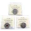 Image 2 : 2006 RCM Logo MS-65, 2008 Poppy MS-64 & 2012 Brock; coloured MS-64 25-cent ICCS Certified. 3pcs