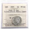 Image 1 : 2005 Gold VE DAY 5-cent ICCS Certified PF-66 UHC
