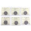Image 1 : 6x 2000 Commemorative 25-cent ICCS Certified MS-64. Lot includes Pride, achievement, health, family,
