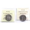 Image 2 : 1978 Round Jewels & 1982 Small Beads; Type 2 ICCS Certified MS-64. 2pcs