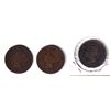 Image 2 : 3x 1859  Canada 1-cent Wide 9. 3pcs
