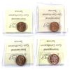 Image 2 : lot of 4x  Canada 1-cent ICCS Certified: 1955 SF small Denticles MS-64, 1956 MS-64, 1957 & 1958 MS-6
