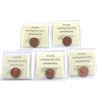 Image 2 : 1999-2002 Canada 1-cents ICCS Certified: 1999 MS-64, 1999 Double last 9 MS-65, 2003 New Effigy MS-64