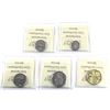 Image 2 : Lot of  Canadian Coins ICCS Certified: 2019 5c MS-65, 2019 10c Ms-66,2019 25c MS-65, 2019 50c Ms-66 