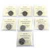 Image 2 : Lot of Canada 5-cents ICCS Certified: 2003P MS-64, 2003P New Effigy MS-64, 2006P MS-64, 2007 MS-65, 