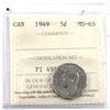 Image 1 : 1949 Canada 5-cent ICCS Certified MS-65